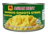 Asian Best Bamboo Shoot Stripped (8 OZ), Case of 24