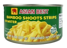 Asian Best Bamboo Shoot Stripped (8 OZ), Case of 24
