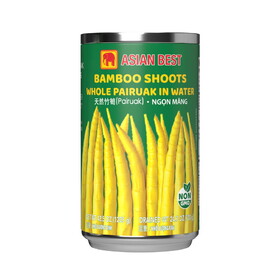 Asian Best Whole Pai Ruak Bamboo Shoots in Water (42 OZ), Case of 12