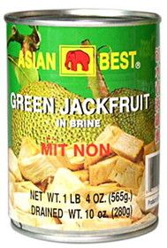 Asian Best Green Jackfruit in Brine, 20 OZ, Case of 24
