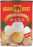 Asian Best Longan In Syrup, 565 G, Case of 24