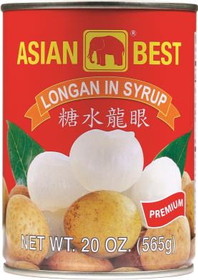Asian Best Longan In Syrup, 565 G, Case of 24
