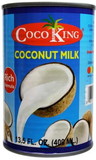 Cocoking Coconut Milk (17%), 400 ML, Case of 24