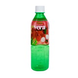 Kokozo Aloe Vera Juice Drink Lychee Flavour, 16.9 FL.OZ, Case of 20