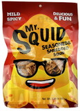 Mr.Squid Shredded Squid Mild Spicy Flavor, 65 G, Case of 20