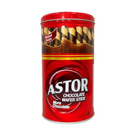 Astor Chocolate Wafer Stick, 11.64 OZ, Case of 6