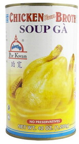 Por Kwan Chicken Flavour Broth (L), 42 OZ, Case of 12
