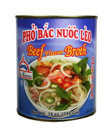 Por Kwan Beef Flavour Broth-Pho Bac (S), 28 OZ, Case of 24