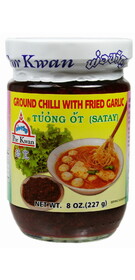 Por Kwan Ground Chilli with Fried Garlic, 7 OZ, Case of 24