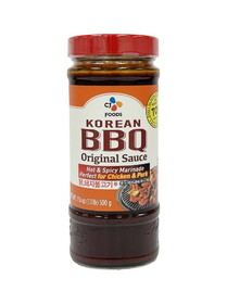 CJ BBQ Sauce for Chicken&Pork Hot+Spicy (S), 500 G, Case of 12