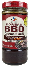CJ BBQ Sauce for Ribs [Kalbi] (S), 480 G, Case of 12