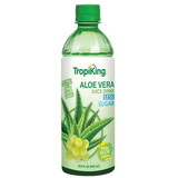 Tropiking Aloe Vera Less Sugar Juice Drink, 16.9 FL.OZ, Case of 24