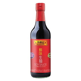 Lee Kum Kee Soy Sauce Naturally Brewed, 16.9 FL.OZ, Case of 12