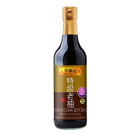 Lee Kum Kee Premium Dark Soy Sauce (16.9 FL.OZ), Case of 12