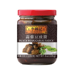 Lee Kum Kee Black Bean Garlic Sauce Jar (8 OZ), Case of 12