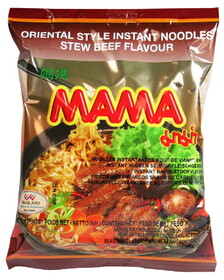 MAMA Instant Noodles Arti Stew Beef Flavour, 60 G, 30 per pack, 6 per case