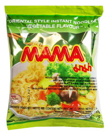 MAMA Instant Noodles Vegetable Flavour, 60 G, 30 per pack, 6 per case