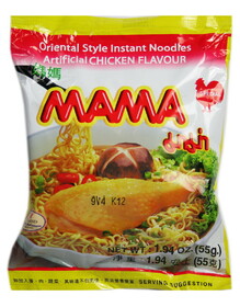 MAMA Instant Noodles Arti Chicken Flavour, 55 G, 30 per pack, 6 per case
