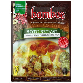 Bamboe (Soto Betawi) Betawi Soto Soup, 2.3 OZ, 12 per pack, 2 per case