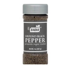 Badia Pepper Ground Black, 2 OZ, Case of 12