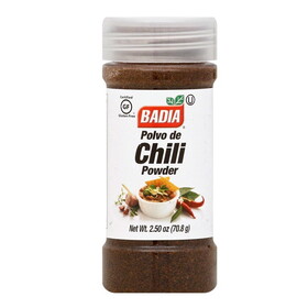 Badia Chilli Powder (2.50 OZ), Case of 8