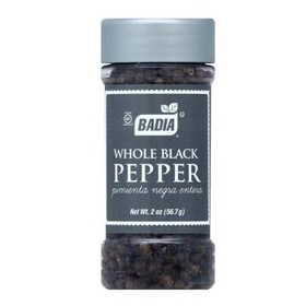 Badia Pepper Whole Black, 2 OZ, Case of 12
