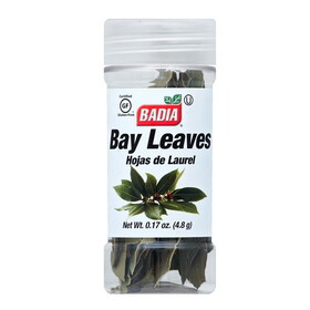 Badia Whole bay Leaves (0.17 OZ), Case of 8