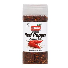 Badia Red Pepper Crushed, 4.5 OZ, Case of 12