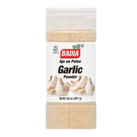 Badia Garlic Powder, 10.5 OZ, Case of 12