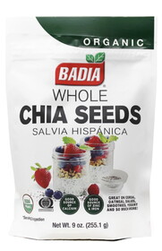 Badia Organic Chia Seed (9 OZ), Case of 8