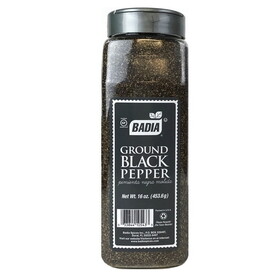 Badia Ground Black Pepper (16 OZ), Case of 6