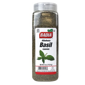 Badia Basil Leaves (4 OZ), Case of 6