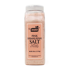 Badia Pink Himalayan Salt (40 OZ), Case of 6