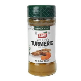 Badia Organic Turmeric, 2 OZ, Case of 8