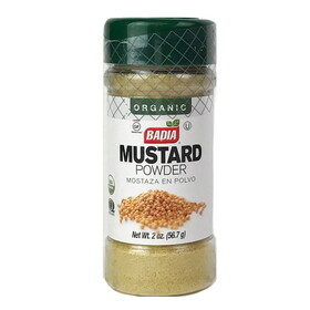 Badia Organic Mustard Powder (2 OZ), Case of 8