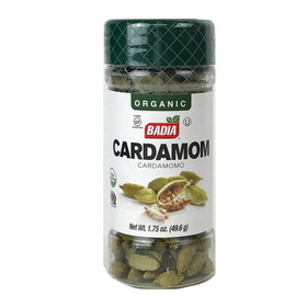 Badia Organic Cardamom Whole (1.75 OZ), Case of 8
