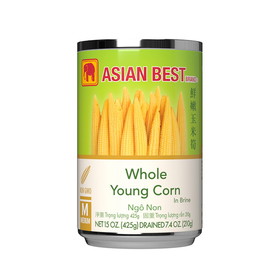Asian Best Young Corn 22CT (15 OZ), 15 OZ, Case of 24