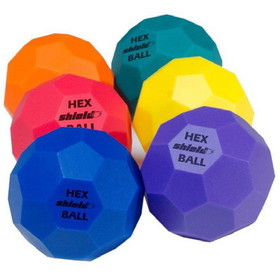 Shield 837 Hex Ball Rainbow Assortment - 6 Colors