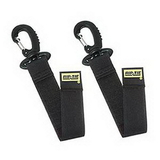Rip-Tie Nylon Snap Hook 6in. 2 Pack Black J-06-002