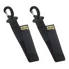 Rip-Tie Nylon Snap Hook 9in. 2 Pack Black J-09-002