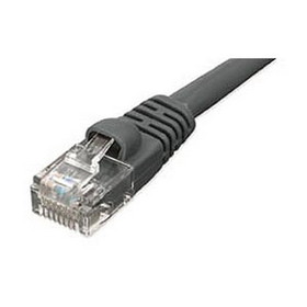 Ziotek 1ft CAT5e Network Patch Cable w/Boot, Black ZT1195136