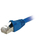 Ziotek 1ft Cat6a STP Patch Cable with Boot, Blue ZT1197243