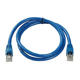 Ziotek 3ft Cat6a STP Patch Cable with Boot, Blue ZT1197244