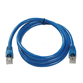 Ziotek 7ft Cat6a STP Patch Cable with Boot, Blue ZT1197246