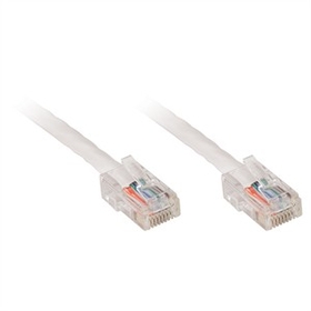 Ziotek 5ft CAT6 Non-Booted Network Patch Cable, UTP, White ZT1197304