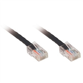 Ziotek 1ft CAT6 Non-Booted Network Patch Cable, UTP, Black ZT1197312