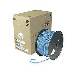 Ziotek 1000ft. CAT5e Solid Core Bulk Cable, Blue ZT1205350