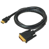 Generic 1211146 6ft. HDMI 1.2 Male to DVI-D Male Cable Single Link