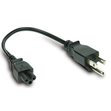 Generic 1212596 1ft. Notebook / Laptop C5 Power Cable, 3 Prong