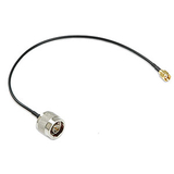 Pacific Wireless 12in. N-Type Male to RPSMA Male Pigtail Adapter Cable CA100-NM-RSMAM